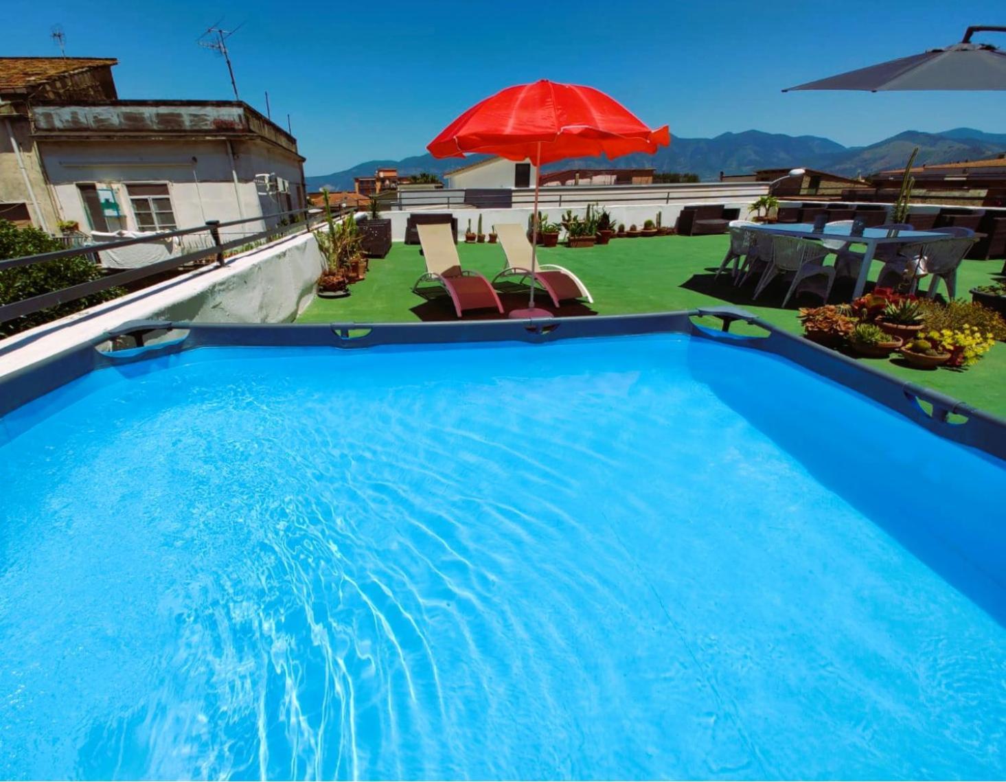 Palazzo Di Donna Panoramic Terraces And Private Parking Strategic To Amalfi Coast, Pompei, Napoli Βίλα Sant'Egidio del Monte Albino Εξωτερικό φωτογραφία